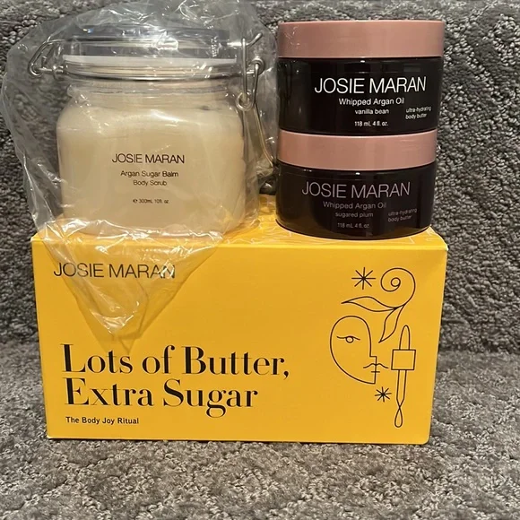 Josie Maran Lots of Butter Extra Sugar, The Body Joy Ritual, three piece. - Picture 4 of 7